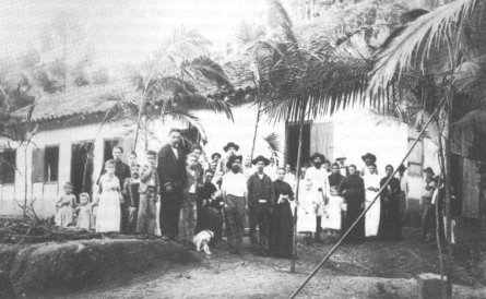 Kolonisten in Serro Azul (Ende 19./Anfang 20. Jhdt.)